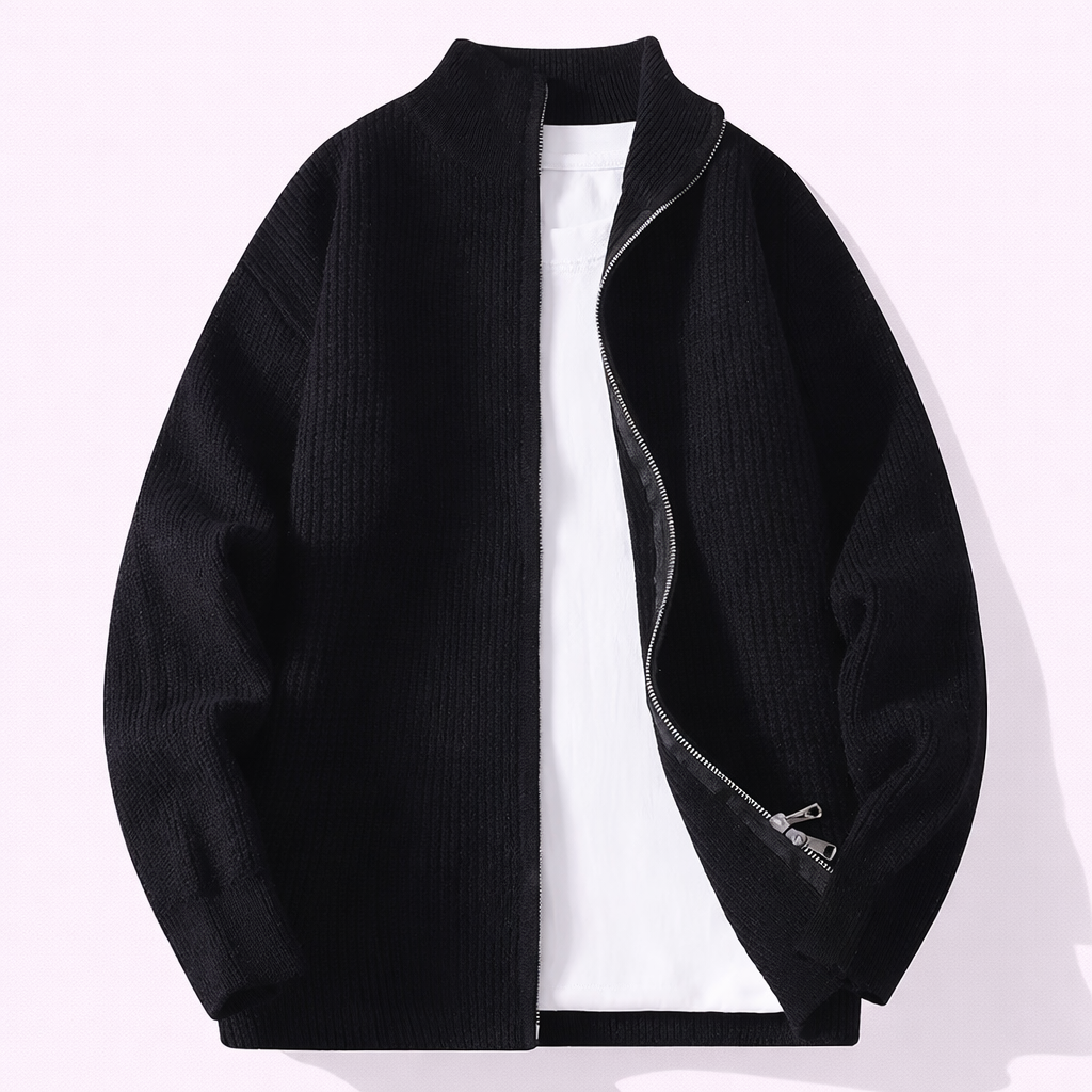 Zip Knit Jacket — Autumn Layer