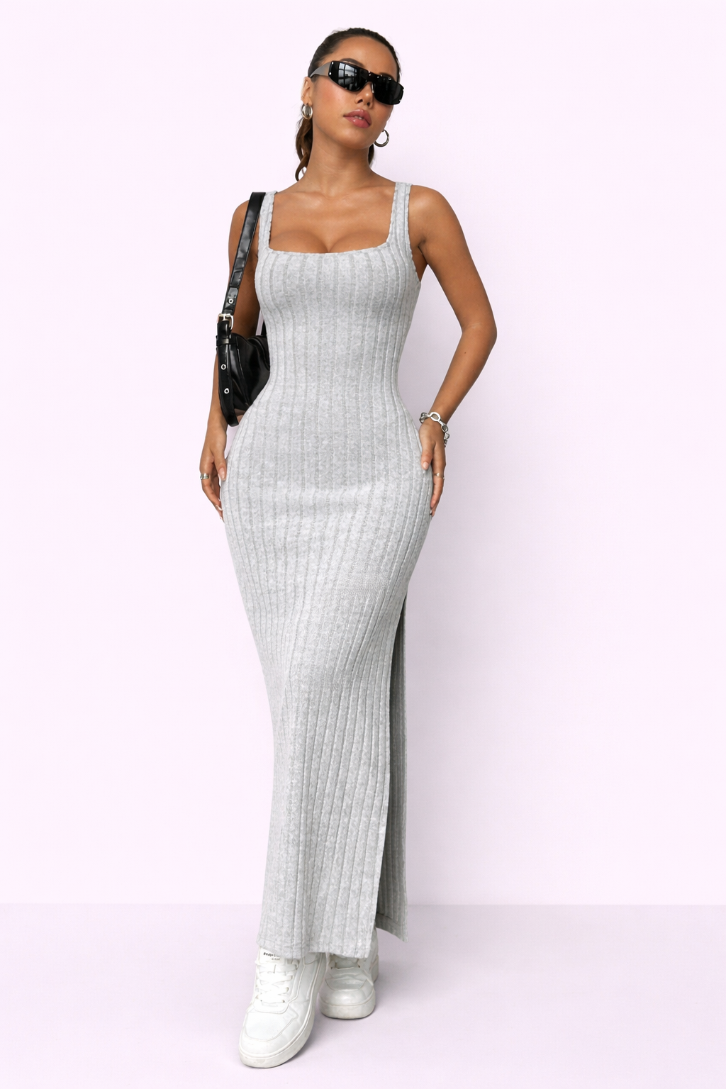 Ribbed Maxi Dress — Moonlight Fit