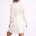 Elegant Winter Knit Dress