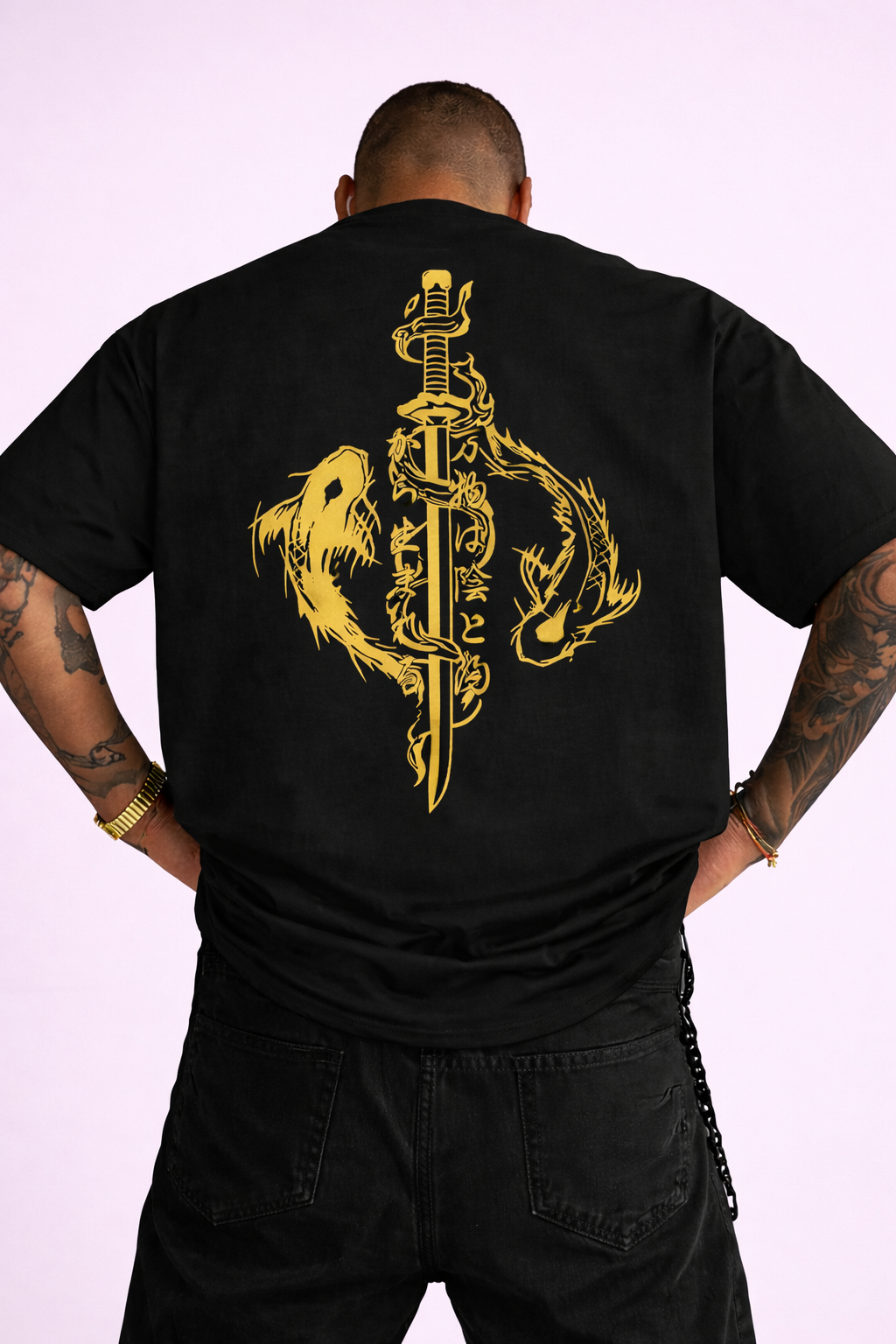 Samurai Graphic Tee — Night Drop