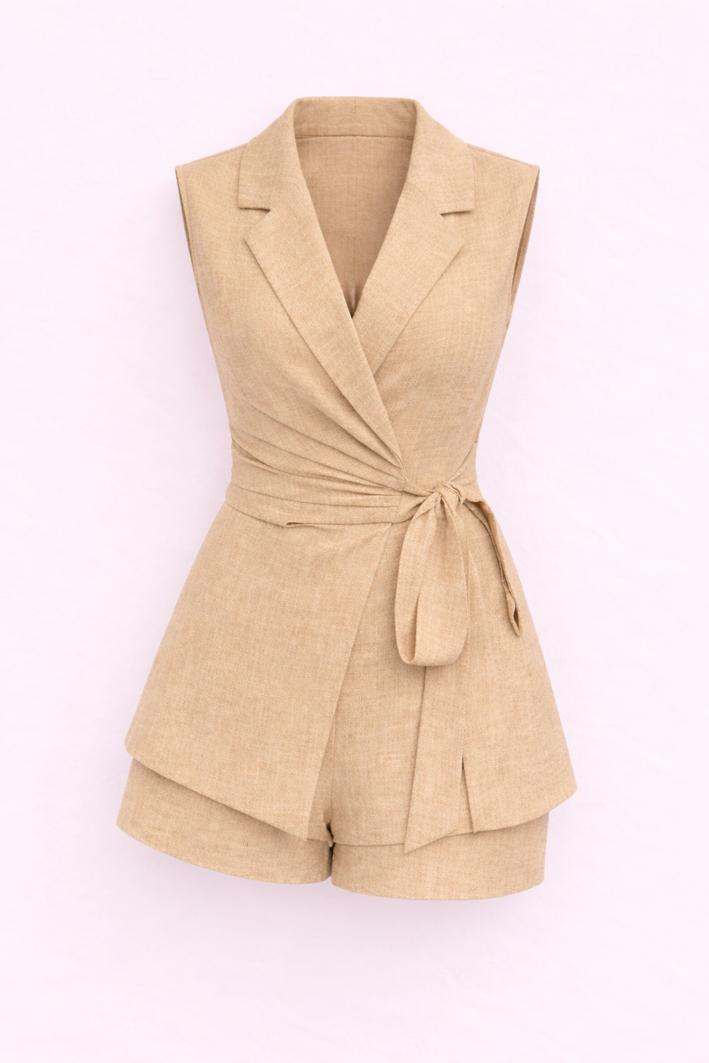 Sleeveless Wrap Set — Summer Chic