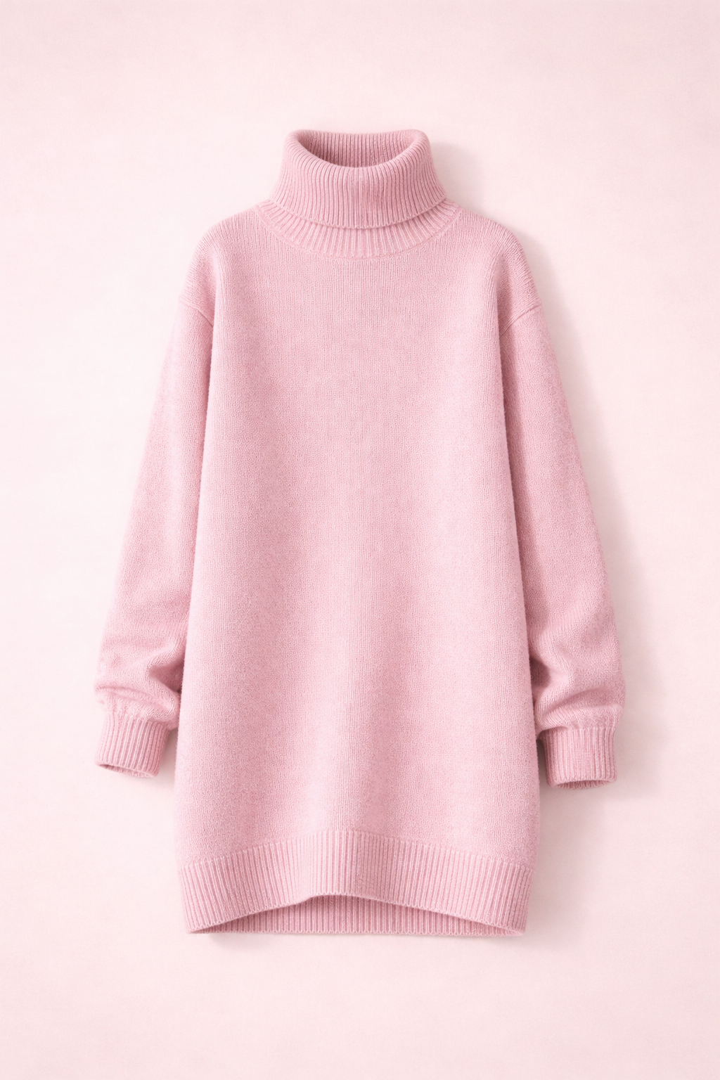 Knitted Turtleneck Dress