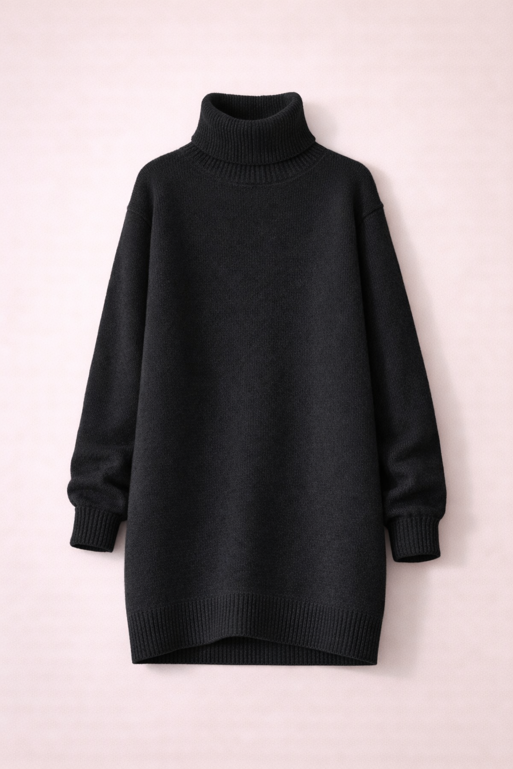 Knitted Turtleneck Dress