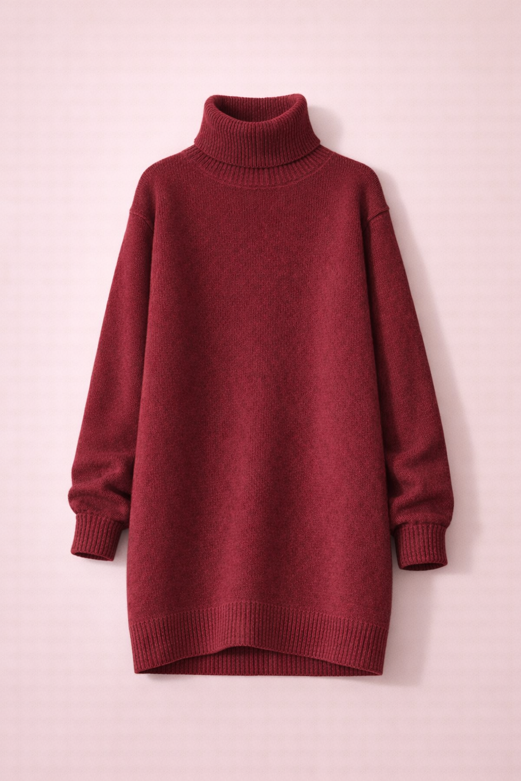 Knitted Turtleneck Dress