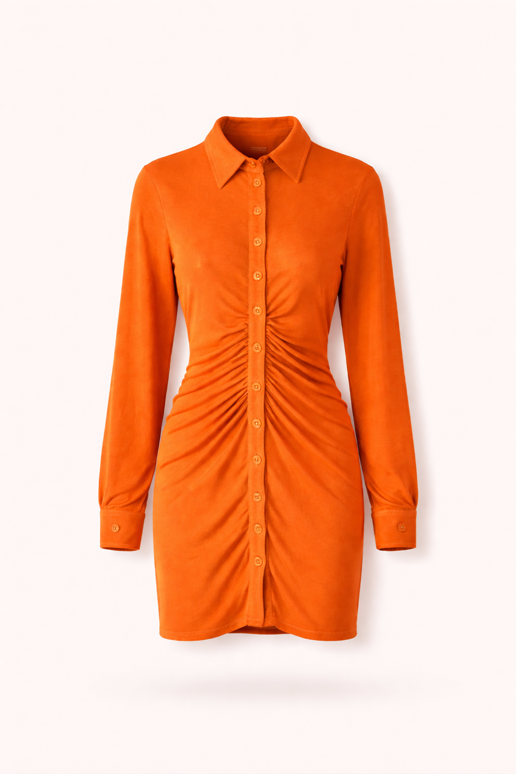 Ruched Dress — Olive Evening