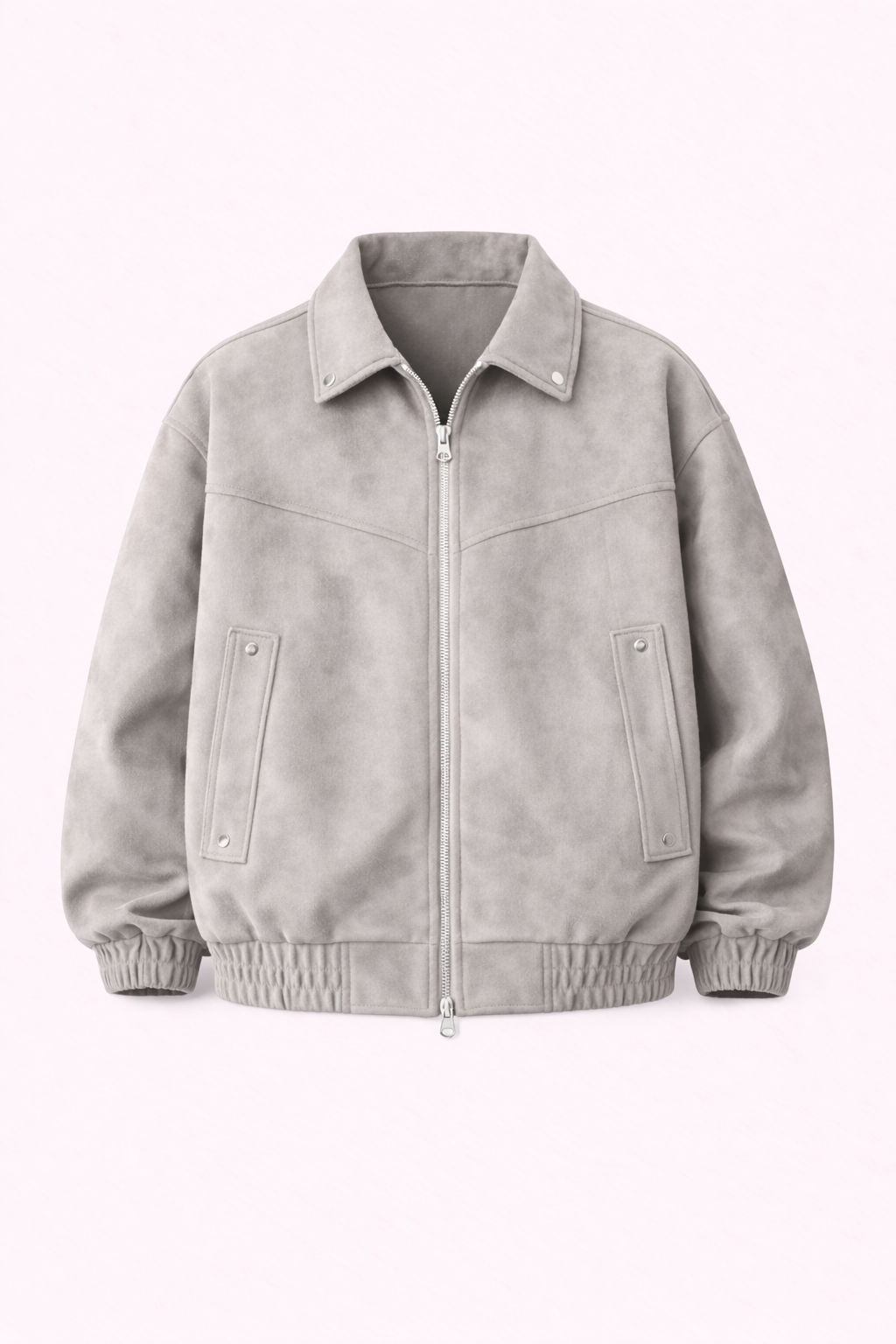 Vintage Suede Jacket — Classic Brown