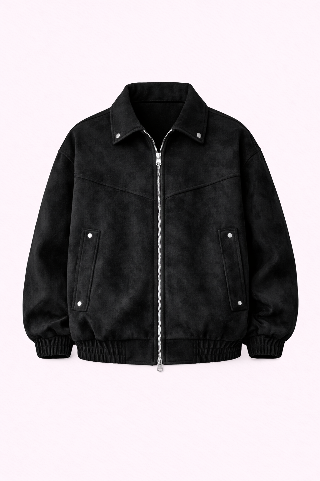 Vintage Suede Jacket — Classic Brown