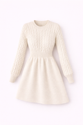 Elegant Winter Knit Dress