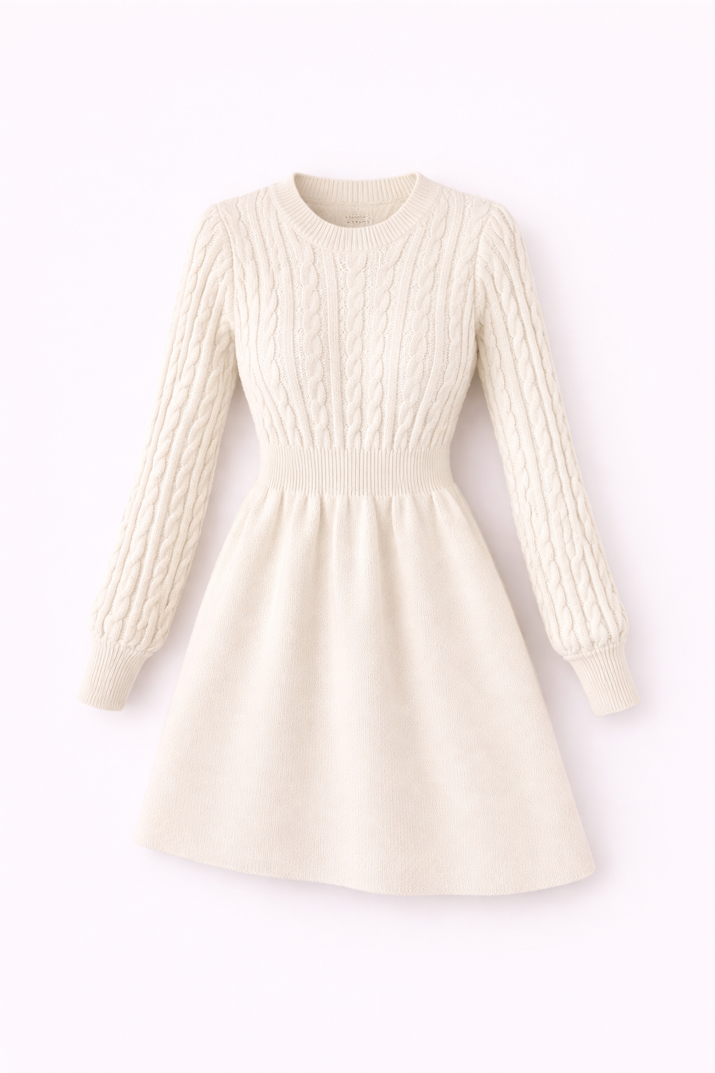 Elegant Winter Knit Dress